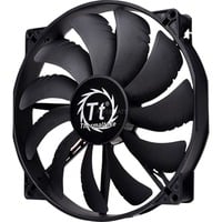 Thermaltake Pure 20 Boitier PC Ventilateur 20 cm Noir ventilateur de boîtier Noir, 200 x 200 x 30 mm, Ventilateur, 20 cm, 800 tr/min, 28,2 dB, 129,639 cfm, Noir