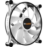be quiet! Shadow Wings 2 ventilateur de boîtier Blanc, 140 x 140 x 25 mm, PWM, Ventilateur, 14 cm, 900 tr/min, 85 m³/h, Blanc