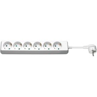 goobay AC power Extension multiprise 3 m Blanc, 3 m, Blanc