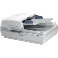 Epson WorkForce DS-6500, Scanner à feuilles 215,9 x 1016 mm, 1200 x 1200 DPI, 48 bit, 24 bit, Numériseur à plat et adf, Blanc