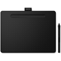 Wacom Intuos M Bluetooth tablette graphique Noir 2540 lpi 216 x 135 mm USB/Bluetooth Noir, Avec fil &sans fil, 2540 lpi, 216 x 135 mm, USB/Bluetooth, 7 mm, Stylo
