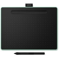 Wacom Intuos M Bluetooth tablette graphique Noir, Vert 2540 lpi 216 x 135 mm USB/Bluetooth Vert clair, Avec fil &sans fil, 2540 lpi, 216 x 135 mm, USB/Bluetooth, 7 mm, Stylo