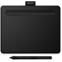 Wacom Intuos S tablette graphique Noir 2540 lpi 152 x 95 mm USB Noir, Avec fil, 2540 lpi, 152 x 95 mm, USB, 7 mm, Stylo