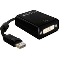DeLOCK Adaptateur DisplayPort vers DVI-I Noir, 0,12 mètre, passif