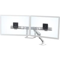 Ergotron HX Desk Dual Monitor Arm, Support de moniteur Blanc, Boulon traversant, 15,9 kg, 81,3 cm (32"), 400 x 400 mm, Réglage de la hauteur, Blanc