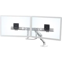 Ergotron HX Desk Dual, Support de moniteur Blanc