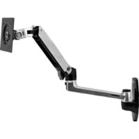 Ergotron LX Wall Mount LCD Monitor Arm, Support mural Argent