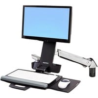 Ergotron StyleView Sit-Stand Combo Arm, Support Blanc, 13,2 kg, 61 cm (24"), 75 x 75 mm, 100 x 100 mm, Aluminium