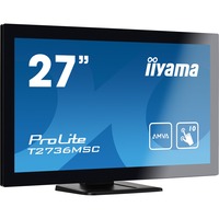 iiyama Prolite T2736MSC-B1 27" Touchscreen-Moniteur  Noir, VGA, HDMI, DisplayPort, USB 3.0, Audio