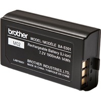 Brother BA-E001 Batterie rechargeable pour étiqueteuse originale Noir, Batterie, Noir, 1 pièce(s)