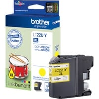 Brother Cartouche d'encre jaune LC-22UY originale Jaune
