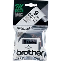 Brother M-K221B ruban d'étiquette Noir sur blanc Noir sur blanc, M, Chine, 5 année(s), Brother, 9 mm