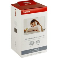 Canon KP-108IN Cartouches d'encre + papier Kit Encre + Papier 108 Feuilles 10x15 - SELPHY, Vente au détail