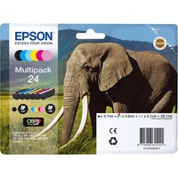 Epson Elephant Multipack 6-colours 24 Claria Photo HD Ink, Encre Rendement standard, 5,1 ml, 4,6 ml, 6 pièce(s), Multi pack