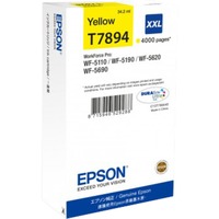 Epson Encre Jaune XXL (4 000 p) Rendement extra (super) élevé, Encre à pigments, 1 pièce(s)