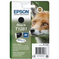 Epson Fox Encre noire DURABrite Ultra Renard T1281 Noir, Encre à pigments, 5,9 ml, 1 pièce(s), 185 pages