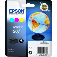 Epson Globe Encre couleur 267 Cyan, Magenta, Jaune, Encre à pigments, 6,7 ml, 1 pièce(s), 200 pages