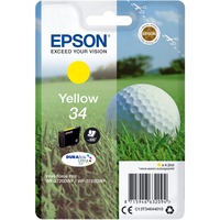 Epson Golf ball Encre jaune DURABrite Ultra Balle de golf 34 Rendement standard, Jaune, Encre à pigments, 4,2 ml, 1 pièce(s), 300 pages