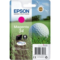 Epson Golf ball Singlepack Magenta 34 DURABrite Ultra Ink, Encre Rendement standard, Encre à pigments, 4,2 ml, 300 pages, 1 pièce(s)