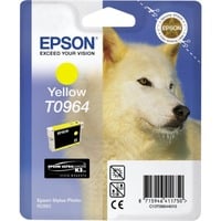 Epson Husky Cartouche "Loup" - Encre UltraChrome K3 VM Jaune Encre à colorant, 11,4 ml, 1 pièce(s), Vente au détail