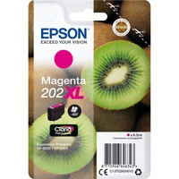 Epson Kiwi Singlepack Magenta 202XL Claria Premium Ink, Encre Rendement élevé (XL), Encre à pigments, 8,5 ml, 650 pages, 1 pièce(s)