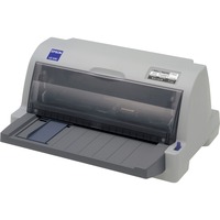 Epson LQ-630 Imprimantes matricielles (à points), Imprimante matricielle Gris, 360 caractères par seconde, 360 x 180 DPI, 225 caractères par seconde, 79 caractères par seconde, 10,12 caractères par pouce, 5 copies