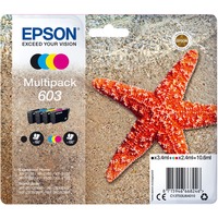 Epson Multipack 4-colours 603 Ink, Encre Rendement standard, 3,4 ml, 2,4 ml, 150 pages, 1 pièce(s), Multi pack