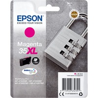 Epson Padlock Singlepack Magenta 35XL DURABrite Ultra Ink, Encre Rendement élevé (XL), Encre à pigments, 20,3 ml, 1900 pages, 1 pièce(s)