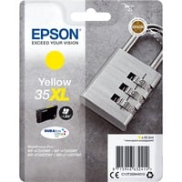 Epson Padlock Singlepack Yellow 35XL DURABrite Ultra Ink, Encre Rendement élevé (XL), Encre à pigments, 20,3 ml, 1900 pages, 1 pièce(s)