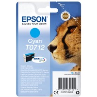 Epson Singlepack Cyan T0712 DURABrite Ultra Ink, Encre Rendement standard, Cyan, 5,5 ml, 1 pièce(s)