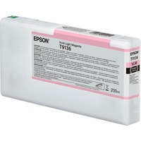 Epson T9136 Vivid Light Magenta Ink Cartridge (200ml), Encre Rendement standard, Encre à pigments, 200 ml, 1 pièce(s)