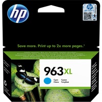 HP 963XL Cartouche d'encre cyan authentique, grande capacité grande capacité, Rendement élevé (XL), Encre à pigments, 22,77 ml, 1600 pages, 1 pièce(s)