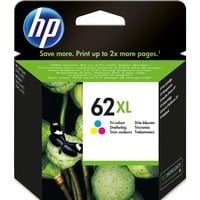 HP Cartouche d'encre couleur 62XL C2P07AE, XL, Couleur