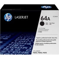 HP Cartouche de toner LaserJet 64A noire (CC364A) Noir, Noir, Vente au détail