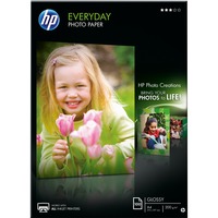 HP Papier photo brillant Everyday - 100 feuilles/A4/210 x 297 mm Gloss, 200 g/m², Jet d'encre, A4, 21x29.7 cm, 100 feuilles