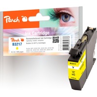 Peach Cartouche d'encre jaune, compatible avec Brother LC-3217Y compatible avec Brother LC-3217Y, Encre à pigments, 6,5 ml, 550 pages, 1 pièce(s), Paquet unique