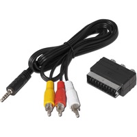 TechniSat 0000/3649 câble vidéo et adaptateur RCA 3 x RCA Noir Noir, RCA, 3 x RCA, Mâle, Mâle, Noir, 82 g