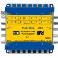 TechniSat GigaSystem 17/8 K, Multi Switch Bleu, Jaune, 175 mm, 154 mm, 48 mm, 600 g, 294 mm