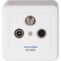 TechniSat TechniPro RV 600-13 boitier de prise de courant Blanc, Boîte de jonction Blanc