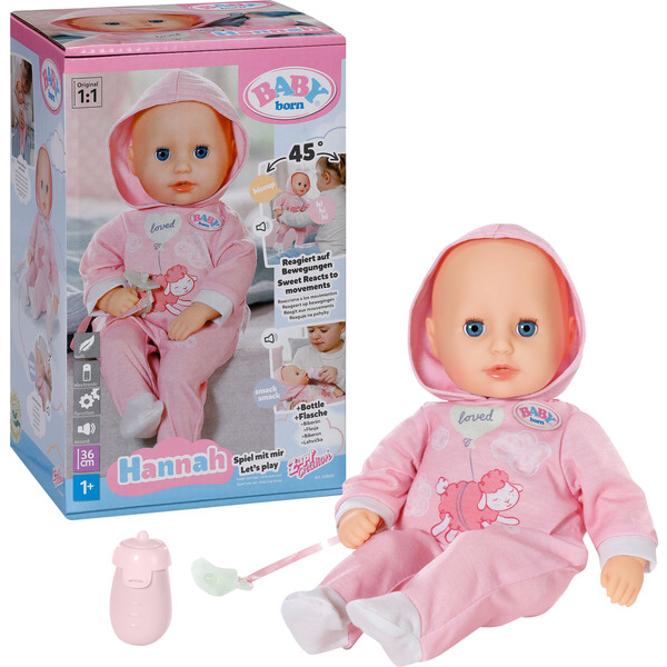 BABY born Hannah Let's Play 36cm, Poupée BABY born Hannah Let's Play 36cm, Poupée