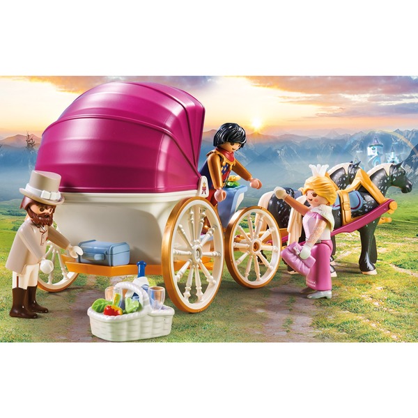PLAYMOBIL Cal?�che et couple royal, Jouets de construction Gar?�on/Fille, 4 an(s), Plastique 