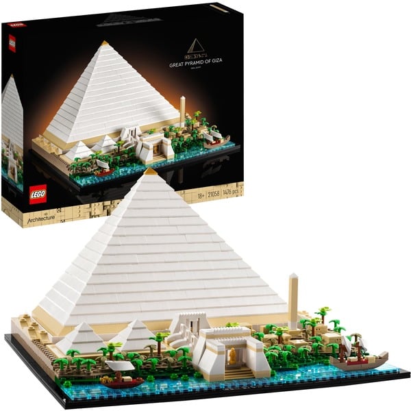 Lego Architecture - La grande pyramide de Gizeh, Jouets de construction 21058 