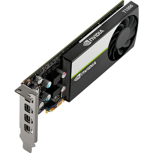 PNY NVIDIA T1000 4 Go GDDR6, Carte graphique T1000, 4 Go, GDDR6, 128