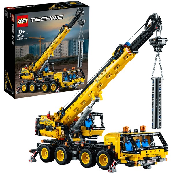 Lego Technic La Grue Mobile 42108 Jouets De Construction Jeu De Construction Garcon Fille 10 An