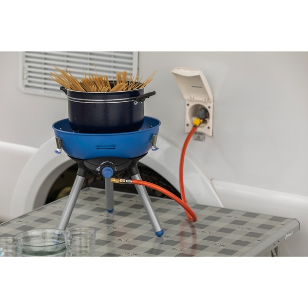 Camping gaz Party Grill 400 Caravan Connect, Barbecue Noir/Bleu