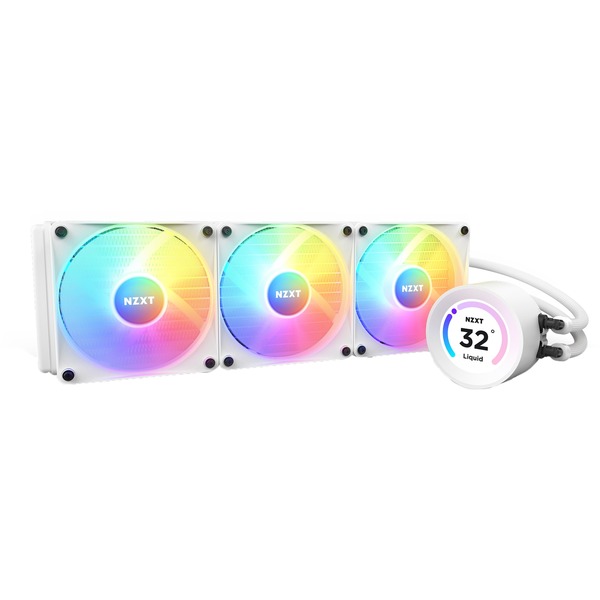 NZXT Kraken Elite 360 RGB, Watercooling Blanc