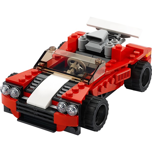 Lego Creator La voiture de sport - 31100, Jouets de construction Rouge/Noir, Jeu de construction 