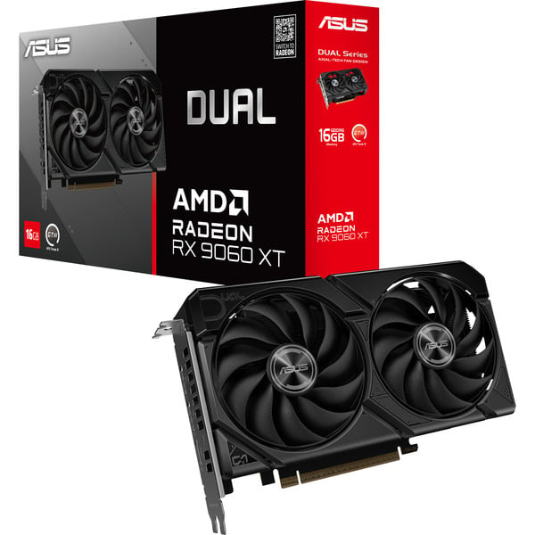 DUAL Radeon RX 9060 XT 16GB, Carte graphique
