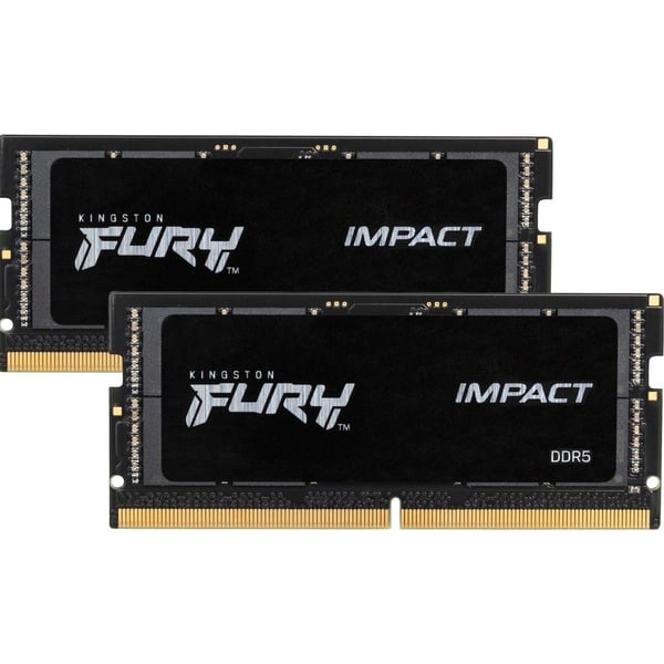 Kingston 8GB（×2、計16GB） DDR5-4800 Kingston FURY 16 Go DDR5-4800 (2x 8 Go) mémoire PC portable Noir