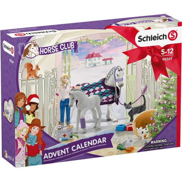 Schleich Calendrier De L’Avent Horse Club 2020, Figurine 5 an(s), Fille